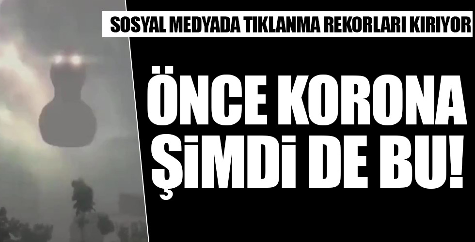 Önce koronavirüs şimdi de bu!