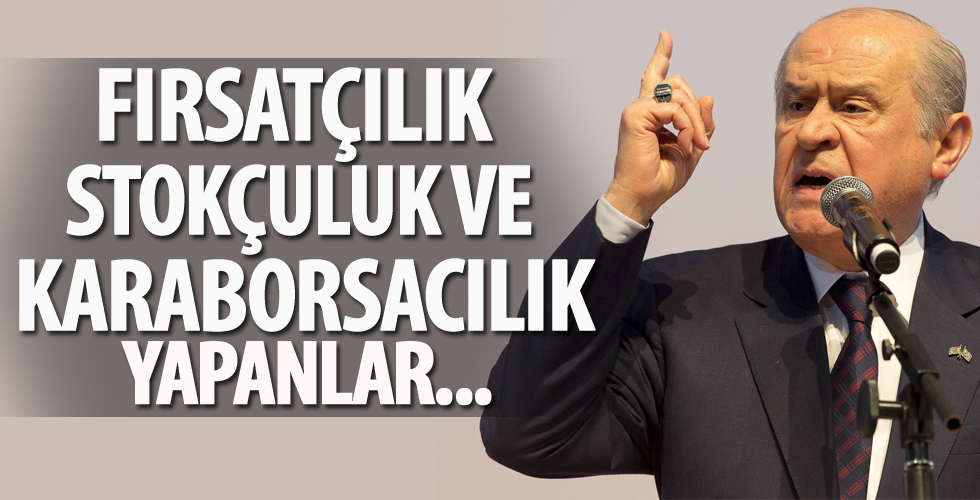 Devlet Bahçeli'den koronavirüs açıklaması
