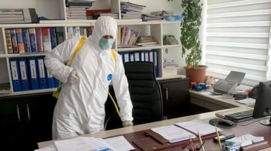 Keskin'de 'Korona Virüsü'ne Karşı Dezenfekte Çalışmaları