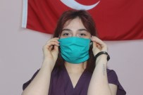 Van'daki Hastane Cerrah Önlük Kumaşından Maske Üretti