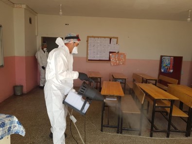 Ahlat'taki Okullar Dezenfekte Edildi