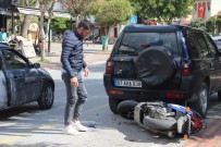 GÜZELYALı - Alanya'da Kaza Yapan Genç Öfkesini Motosikletten Çıkardı