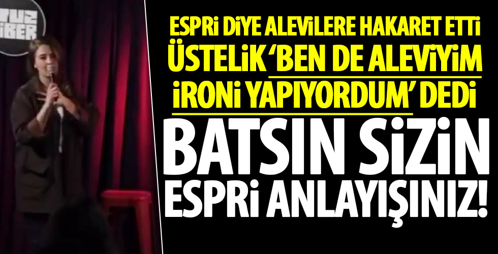 Espri adı altında Alevilere hakaret etti