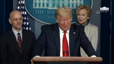 Trump, Kovid-19 Salgını Nedeniyle Çin'i Suçladı Açıklaması
