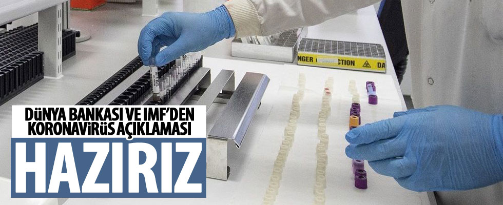 Dünya Bankası ve IMF'den 