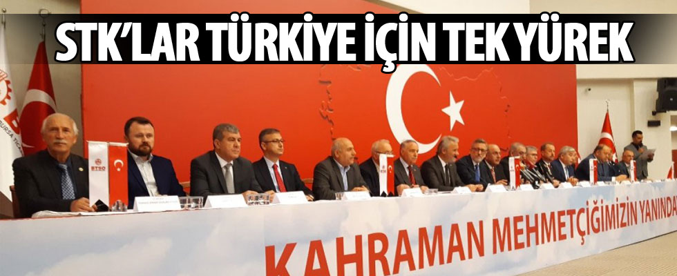 STK'lardan Bahar Kalkanı'na destek!