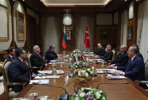 Cumhurbaşkanı Erdoğan, Borisov'u kabul etti!