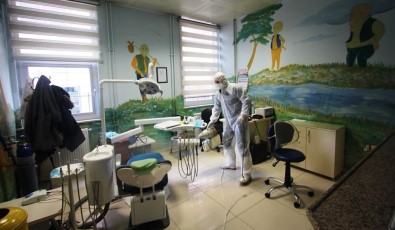 Bayburt'ta Kamu Kurumları Dezenfekte Edildi