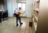 KÜTÜPHANE - Bingöl Üniversitesi'nde Korona Virüsüne Karşı Dezenfekte Çalışması