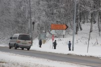 Bolu Dağı'nda Hafif Kar Yağışı Ve Sis Etkili Oluyor