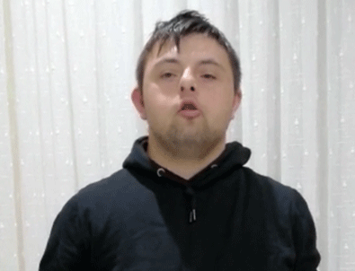 Down Sendromlu gençlerden ' Evde Kal' mesajı