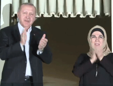 Cumhurbaşkanı Erdoğan da sağlık çalışanlarına destek verdi