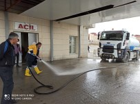 KAHVEHANE - Gürpınar Belediyesinden Dezenfekte Çalışması