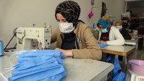 İLÇE MİLLİ EĞİTİM MÜDÜRÜ - Hastane Maske Talep Etti Gönüllüler Dikmeye Başladı