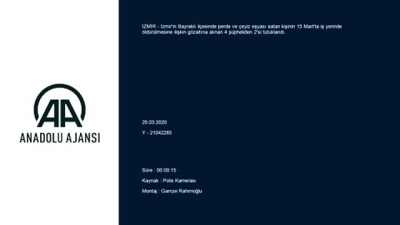 İzmir'de İş Yerindeki Cinayetle İlgili İki Zanlı Tutuklandı