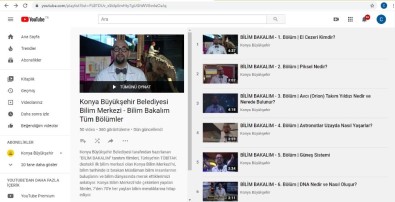 Konya Büyükşehir Belediyesi Öğrenciler İçin Eğitici Filmler Yayınlıyor