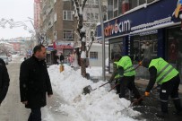 KARLA MÜCADELE - Niğde Belediyesi'nden Karla Mücadele Seferberliği