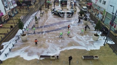 Ordu'nun Sokaklarında Dezenfekte Çalışmaları