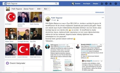 Sendika Başkanı Taşpınar'dan İlginç Paylaşım