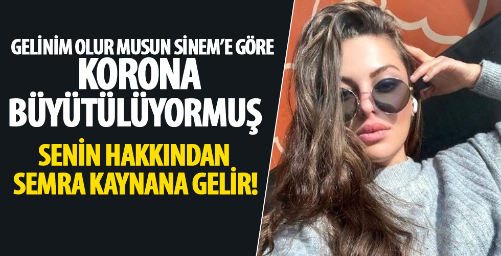 Sinem Umaş'ın Koronavirüs paylaşımına tepki yağdı