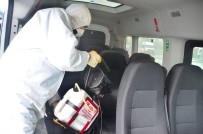 Terme'de 600 Araç Dezenfekte Edildi