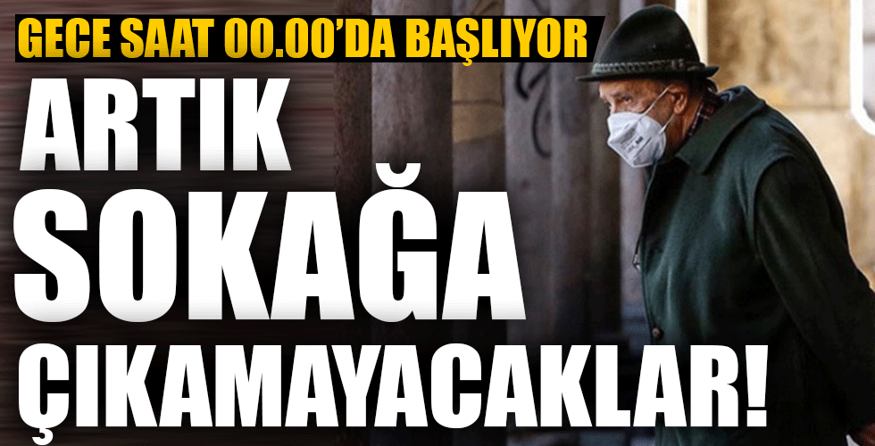 65 yaş üstüne sınırlama geldi