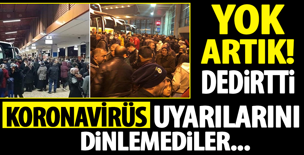 Koronavirüs uyarılarını dinlemediler!