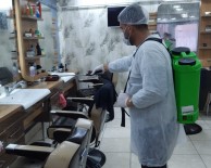 ESNAF ODASı BAŞKANı - Kuaförlerde Korona Virüsüne Karşı Dezenfekte Çalışması