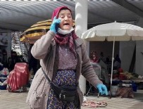 Yaşının büyük yazdırıldığını öne süren pazarcı kadın evine götürüldü
