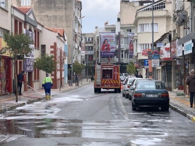 Aydın'da Cadde Ve Sokaklar Dezenfekte Ediliyor