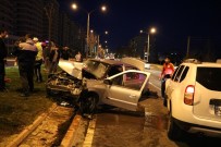DİREKSİYON - Kahramanmaraş'ta Trafik Kazası Açıklaması 1 Ağır 4 Yaralı