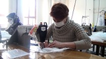 HALK EĞİTİM MERKEZİ - Konya'daki Meslek Lisesinde Kamu Kurumları İçin 100 Bin Maske Üretilecek
