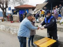 CANER YıLDıZ - Menteşe'de Halk Pazarında Korona Virüs Önlemi