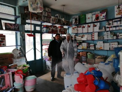 Pasinler'de Dezenfekte Çalışmaları Devam Ediyor