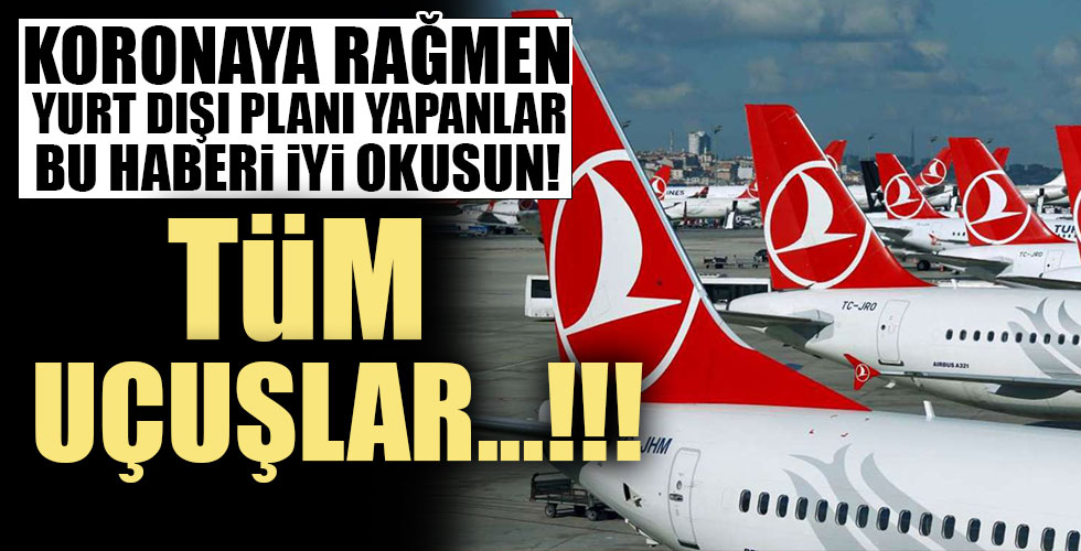 THY yurt dışı uçuşları açıklaması