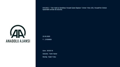 Türk Harb-İş Sendikası Kocaeli Şube Başkanı Yıldız, Evinde Ölü Bulundu