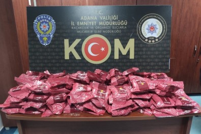 Adana'da 128 Kilo Kaçak Nargile Tütünü Ele Geçirildi