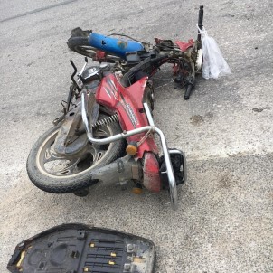 Ayvacık'ta Motorsiklet Kazası Açıklaması 1 Yaralı