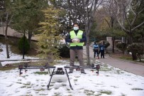 MUHTARLIKLAR - Belediyeden Drone İle Dezenfekte