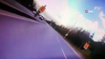 KAYAŞEHİR - Boş Yolda Köpeğe Çarpan Motosiklet Sürücüsü Ölüm İle Burun Buruna Geldi