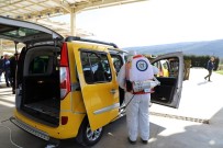 OSMAN GÜRÜN - Büyükşehir Taksileri Dezenfekte Etti