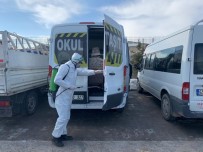 DEZENFEKSİYON - Çaldıran Belediyesi Bine Yakın Aracı Dezenfekte Etti