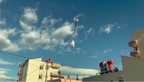 İBRAHIM ÇETIN - Evden Çıkamadı, Alışveriş İçin Evden Markete Drone Yolladı