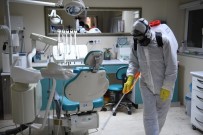 NUH ÇIMENTO - Kartepe Belediyesi Diş Hastanesini Dezenfekte Etti
