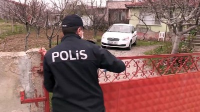 Kırklareli'nde Yaşlı Ve Hastalara Polis Ekiplerinden 'Teşekkürlü Hizmet'