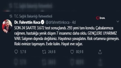 Sağlık Bakanı Koca, Koronavirüsten 7 Kişinin Daha Hayatını Kaybettiğini Açıkladı