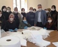 MİLLİ EĞİTİM MÜDÜRÜ - Suruçlu Kadınlar Gönüllü Olarak Maske Üretiyor