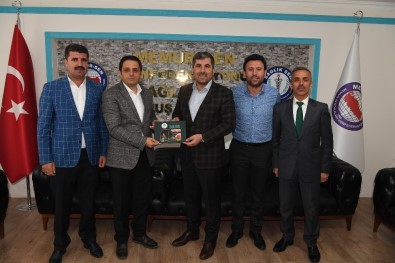 Başkan Asya'dan Sağlık Sen'e Teşekkür Ziyareti