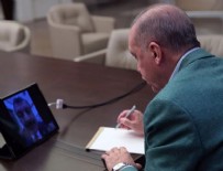 CUMHURBAŞKANLIĞI - Cumhurbaşkanı Erdoğan, kabine üyeleriyle telekonferansla görüştü