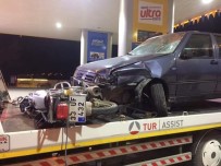 SÜLEYMAN YıLDıZ - Motosiklet İle Otomobil Çarpıştı Açıklaması 1 Ölü, 1 Yaralı
